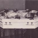 Child in white coffin